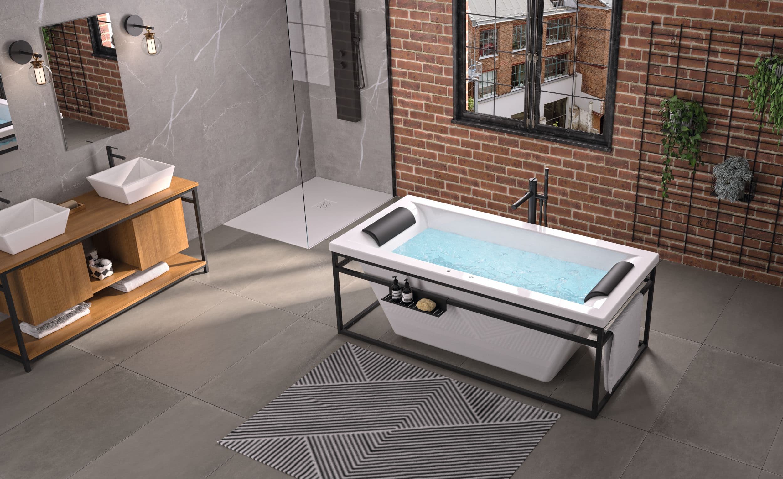 Baignoire îlot KINÉDO CHARLESTON