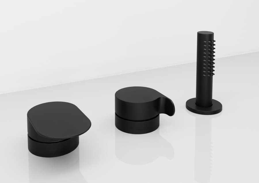 Robinetterie mécanique OMEGA noire mat