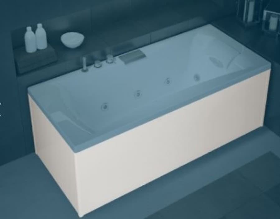 Ritorno pannello acrilico Biocryl bianco larghezza 65cm